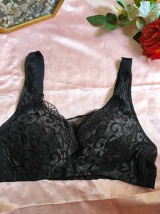 Elegant Black Lace Bra