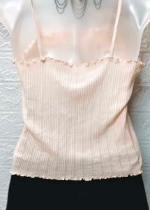 Tops &amp; Dresses For Rs.99 Only/ Cream Spaghetti Top