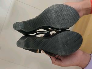 Black Ankle Strap Heels