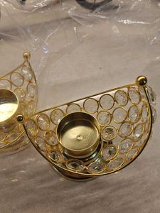 Crystal Candle Holder on sale  2 pieces
