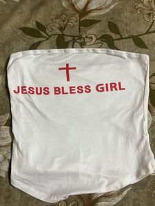 Cute Graphic Tube Top