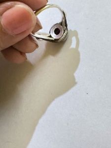 SILVER Vintage Stone Ring
