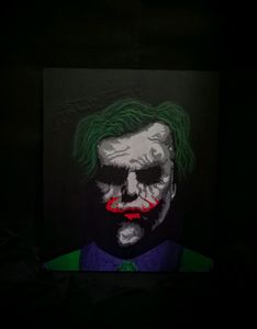 joker painting that reflects my dark side