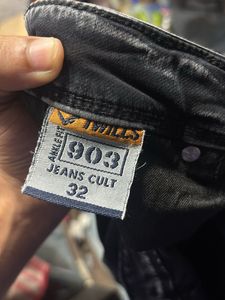 Grey And Black Wash Jeans
