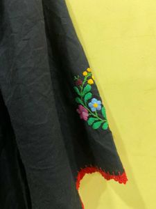 Embroidered Black Top Bust 34-38