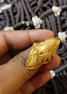 Golden Polished Ring