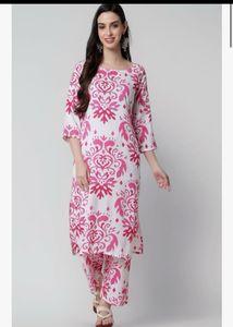 Floral Print Kurta Set