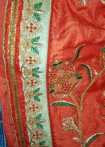 Beautiful Work Heavy Saree With Blouse