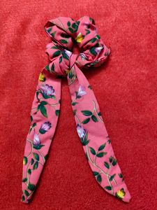 Printed Elastic Hair Scrunchies