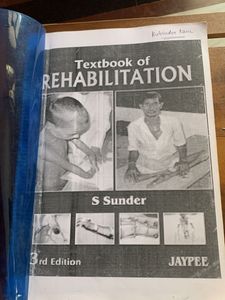 Textbook Of Rehabilitation