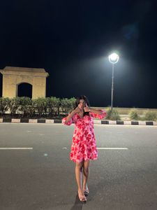 Floral Print Mini Dress