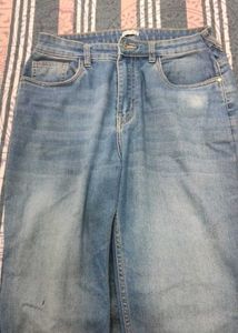 Blue Bootcut Jeans