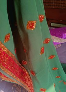 Beautiful 😍Green Saree