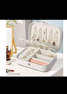 Pink Travel Jewellery Organiser