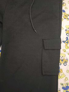 Black Cargo Sweatpants