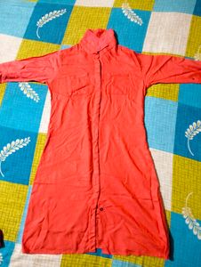 Long Shirt Typ Top Peach CLR..