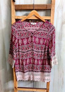 Printed Cotton Top Size-32