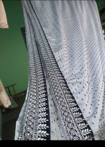 Diamond Stone Work Saree Full Embroidery