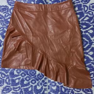 Urbanic Leather Skirt For Party &amp; Vacations