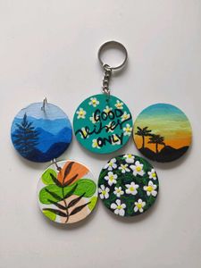 Hand-Painted Keychains