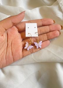 🦋Lilac Butterfly Earrings🦋