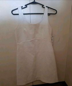 White Sleeveless Dress