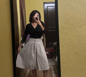ZARA beautiful A-line skirt🌸