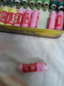 100% spun polyester thread - 24 spools