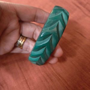 Carved Turquoise Bangle