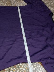 Blue Abaya Nida Fabric