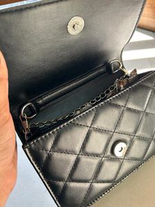 Styli Black Quilted Shoulder Bag