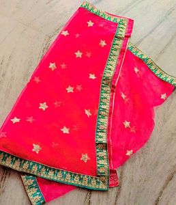 Teal &amp; Pink Lehenga Set