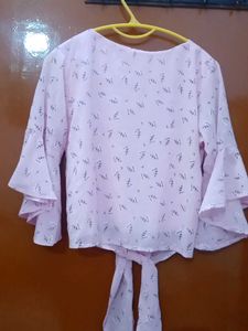 Pink Flowy Top