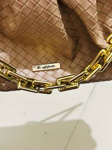 Woven Chain Shoulder Bag