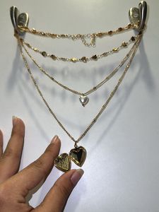 Layered Heart Necklace