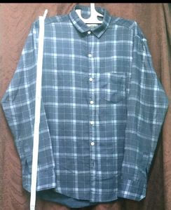 Latest Shirt smoothly pure cotton navy blue