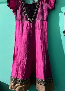 Anarkali Kurta For A Casual Wear