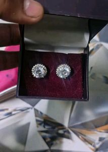 pure silver Stud Earrings