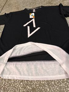 Boys New Trendy Black Graphic Tee