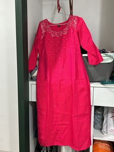 Festive Pink Kurta