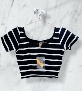 Striped Crop Top