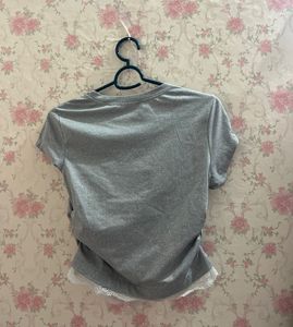 Printed Pullover Tshirt ( Kawaii Dog Print )