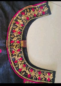 Banarasi Astar Black &amp; Dark Pink Patiala Salwar