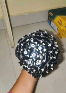 Elegant Beaded Hair Bun