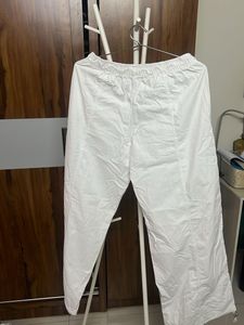 White Casual Pants