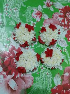 2 Pcs Set Floral Wrist Bands