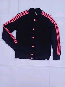 Striped Bomber Jacket
