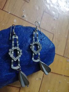 Silver Drop Earrings