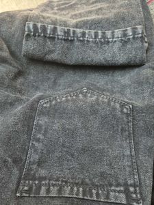 Zaara Black Wash Denim Jeans
