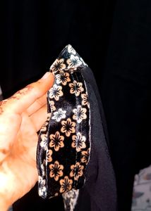 Black Burkha With Scarf